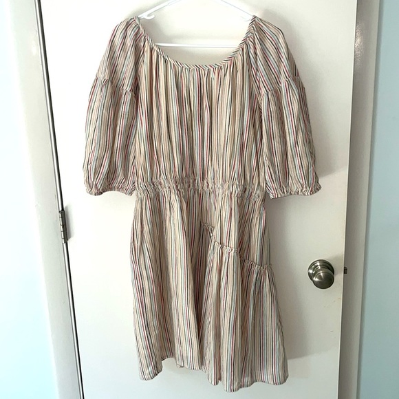 Apiece Apart Multicolor Striped Dress Size 8 - Picture 5 of 7